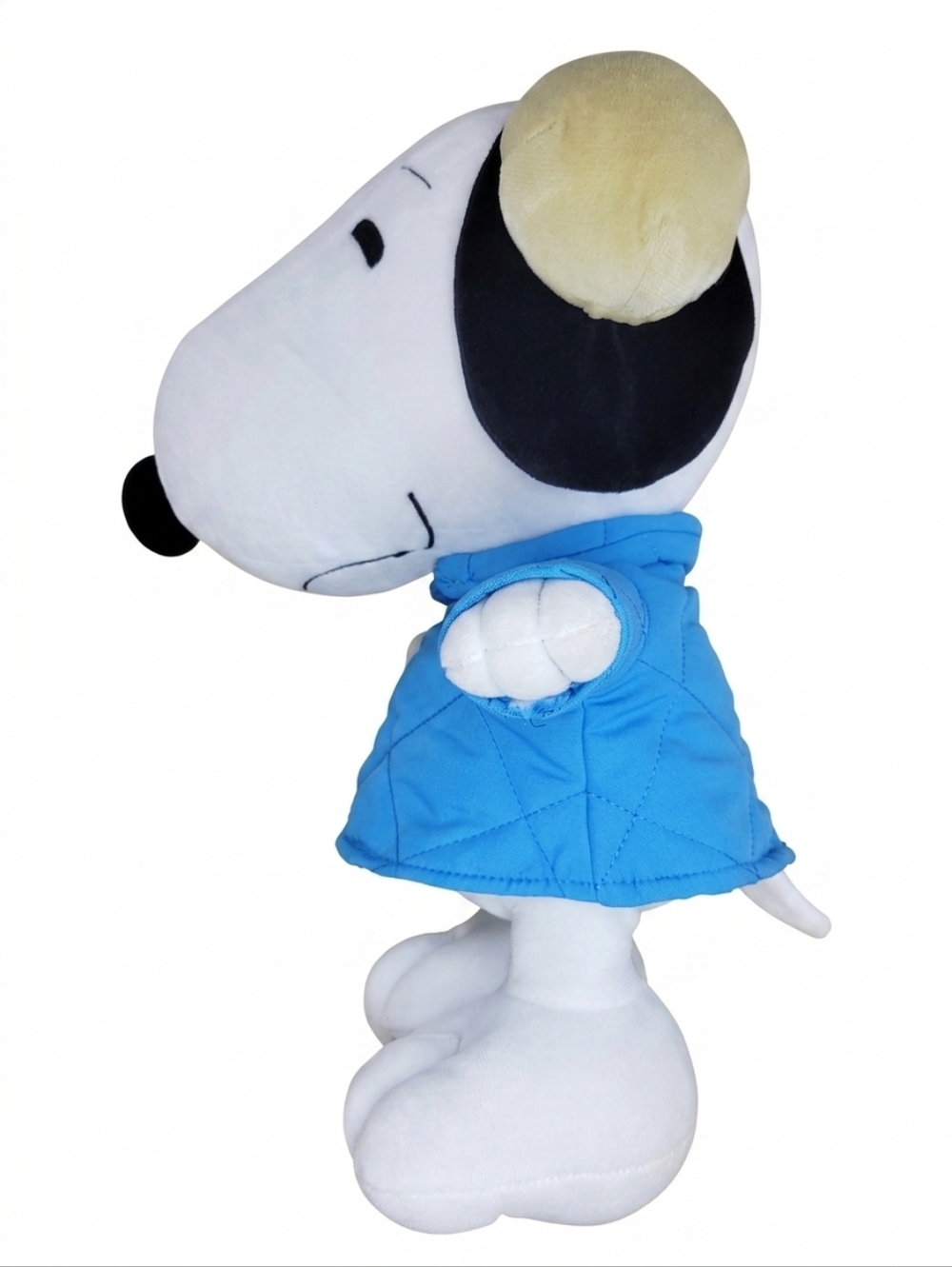 Peanuts Snoopy Plush Blue Quilted Puffer Earmuffs Stuffed Animal Toy 2024